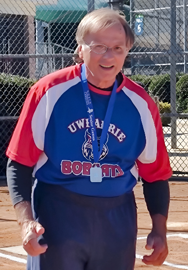 Gary on the Baseball team